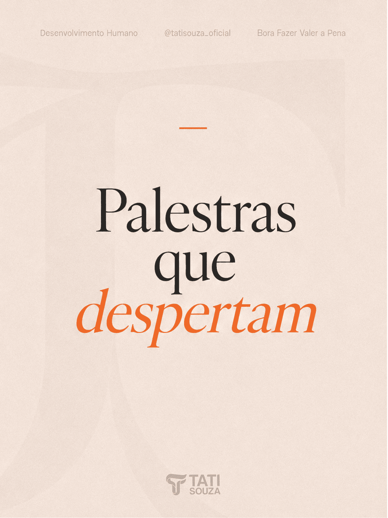 Palestras que despertam